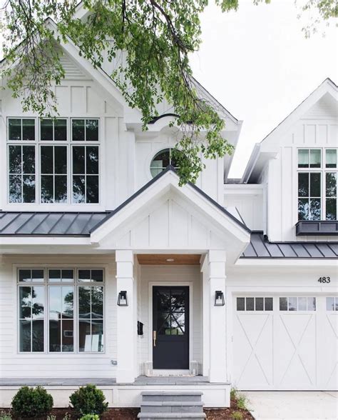 white roof exterior ideas